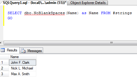Eliminating Blank Spaces in SQL Server Tables - Article on SQLNetHub