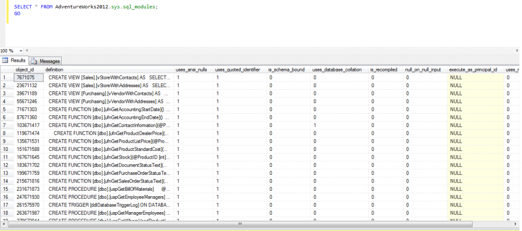 Where are programmability objects stored in SQL Server? - Article on SQLNetHub