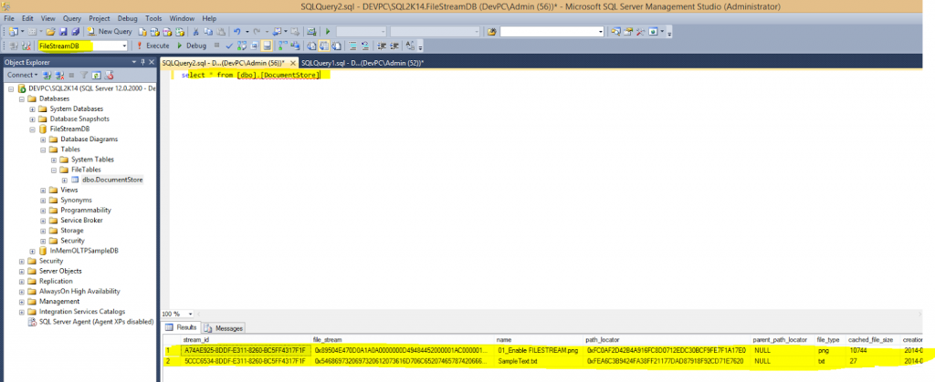 How to Import and Export Unstructured Data in SQL Server using FileTables - SQLNetHub