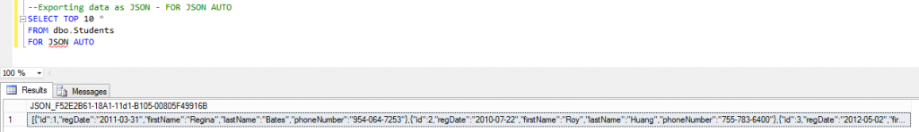 Built-In JSON Support in SQL Server and Azure SQL Database (2) - SQLNetHub