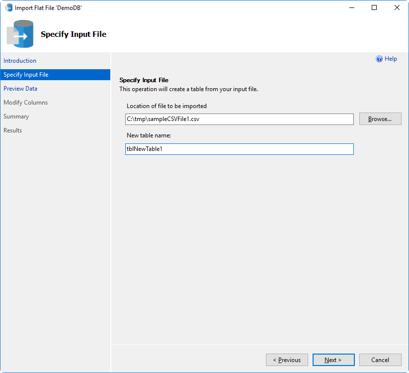 The Import Flat File Wizard in SSMS v17.x and later - Article on SQLNetHub
