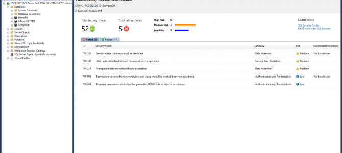 What’s New in Microsoft SQL Server Management Studio v17.4 What’s New in Microsoft SQL Server Management Studio v17.4