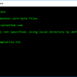 ksh if test zero byte file ksh if test zero byte file
