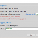 Snippets Generator v3.3