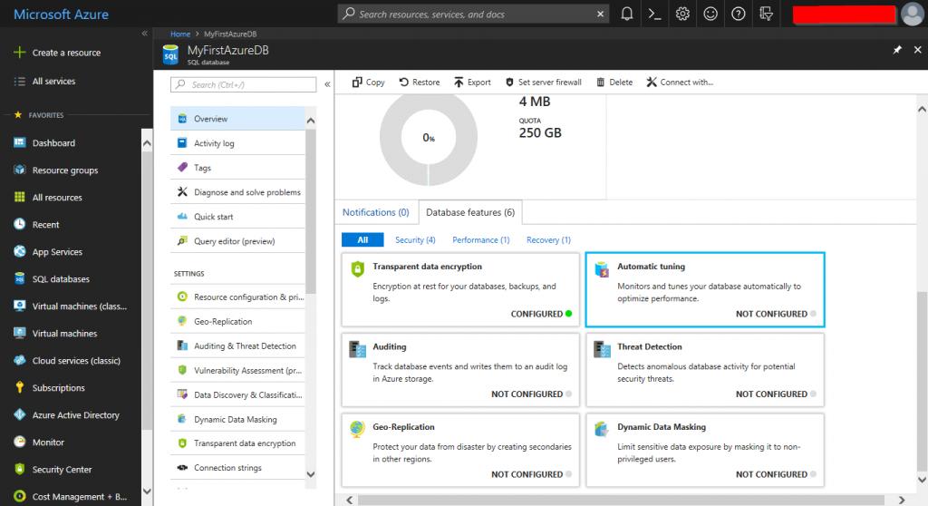 Learn Azure SQL Database: Creating your First Database - Article on SQLNetHub