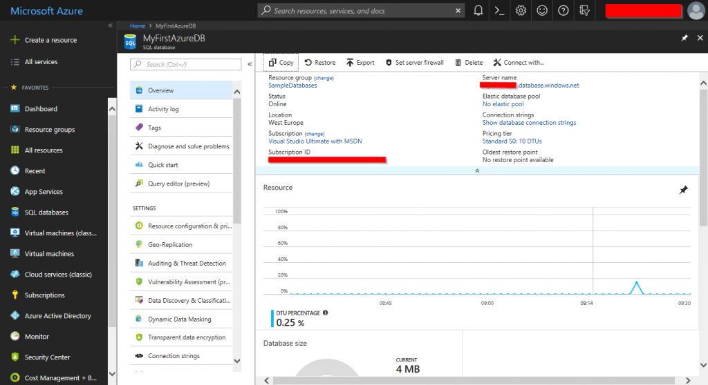 Learn Azure SQL Database: Creating your First Database - Article on SQLNetHub