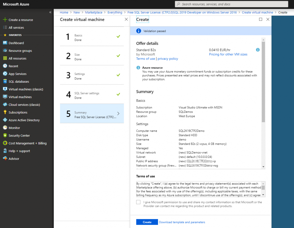 How to Create an Azure SQL Server Virtual Machine - Article on SQLNetHub