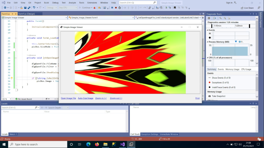How to Build a Simple Image Viewer with .NET WinForms and C# in Visual Studio